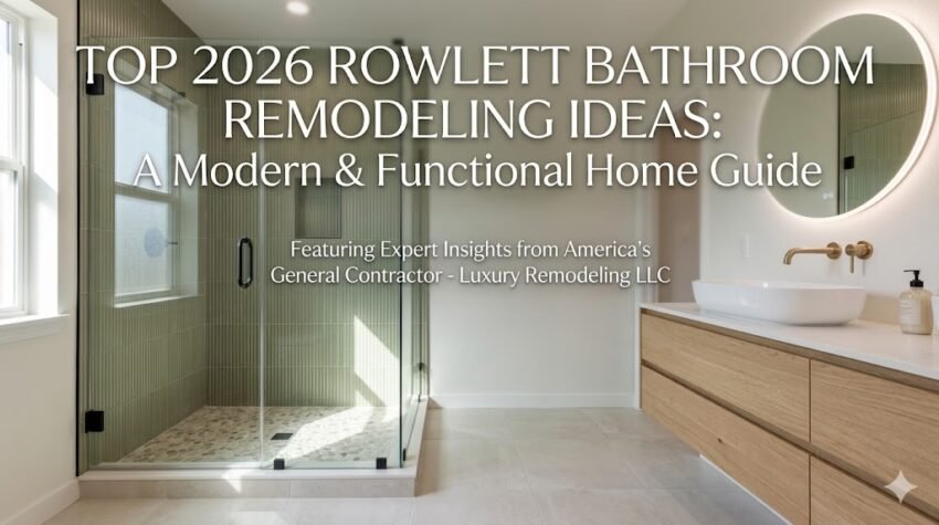 Top Bathroom Remodeling Ideas in Rowlett TX for Modern and Functional Homes